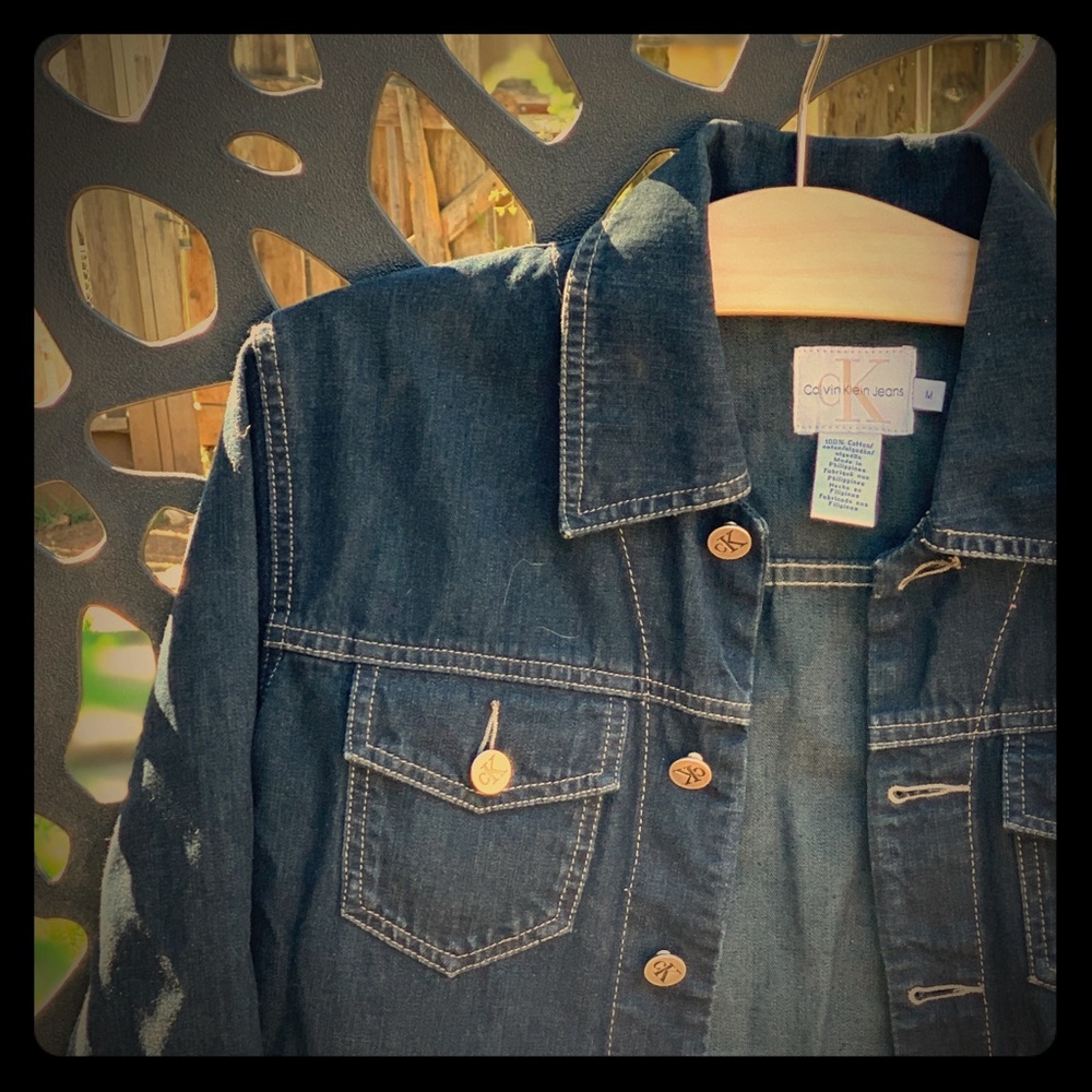 Calvin Kline jean jacket.